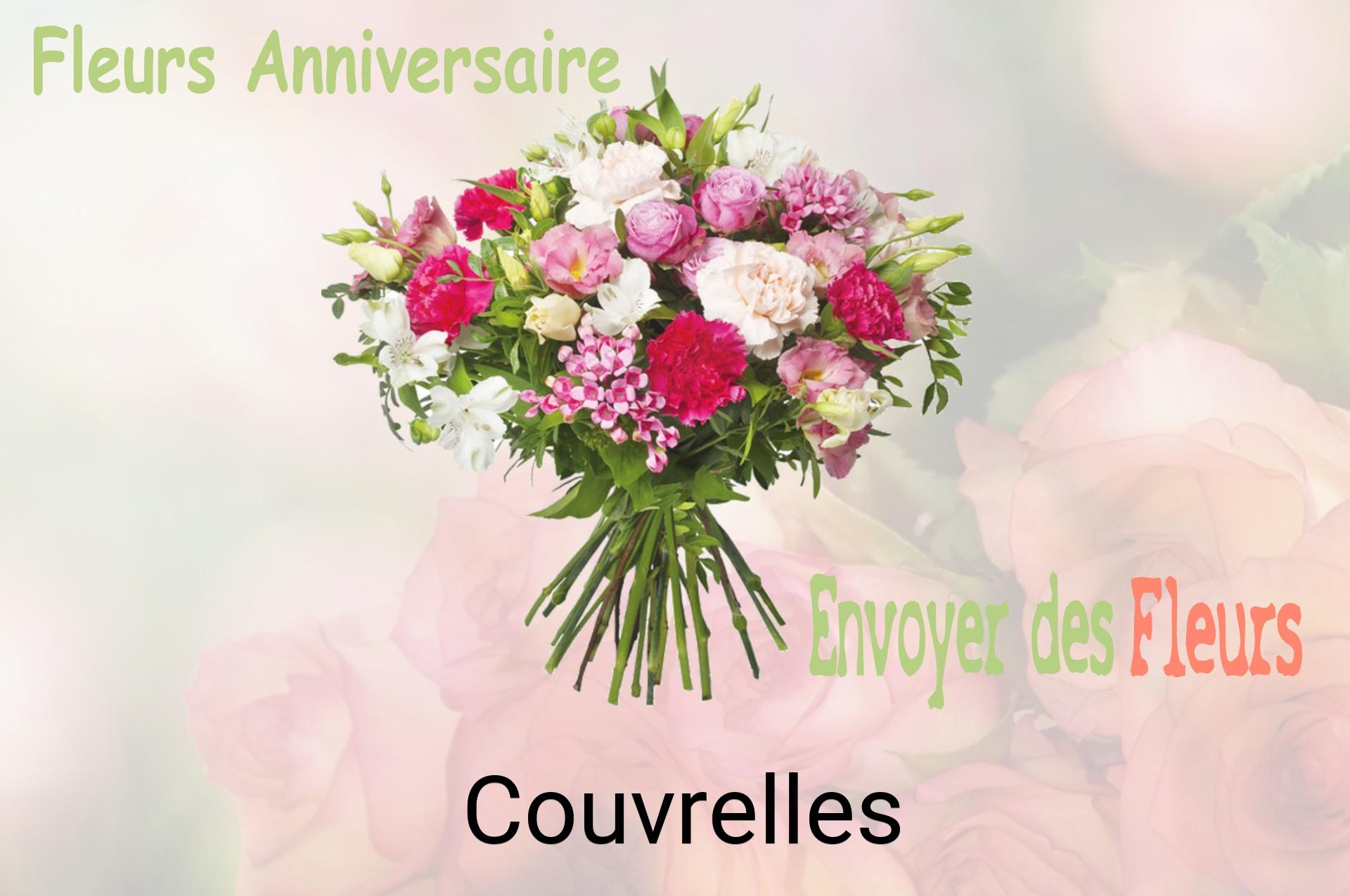 Bouquet de fleurs d’anniversaire livré à Couvrelles